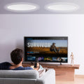 2x 203mm 50W Ceiling Speakers Flush Mount Home Audio System 89dB