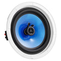 2x 203mm 50W Ceiling Speakers Flush Mount Home Audio System 89dB
