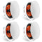 4x 203mm 100W Ceiling Speakers Flush Mount 8Ω Home Kitchen Living Room