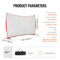 Barricade 16x10ft Backstop Net Baseball Softball Soccer Training Bag