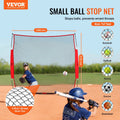 Barricade Backstop Net 7x7ft Baseball Softball Soccer Training