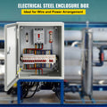NEMA 4X Steel Enclosure 25x20x15cm IP66 Waterproof Box