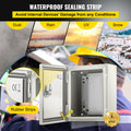 NEMA 4X Steel Enclosure 25x20x15cm IP66 Waterproof Box