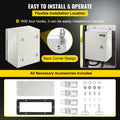 NEMA 4X Steel Enclosure 25x20x15cm IP66 Waterproof Box