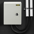 NEMA 4X Steel Enclosure 25x20x15cm IP66 Waterproof Box