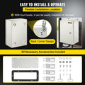 NEMA 4X Steel Enclosure 12x8x6 IP66 Waterproof Electrical Box