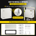 NEMA 4X Steel Electrical Box 12x12x6 IP66 Waterproof