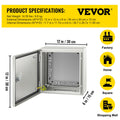 NEMA 4X Steel Electrical Box 12x12x6 IP66 Waterproof