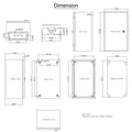 NEMA 4X Steel Enclosure 20x12x10