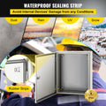 NEMA 4X Steel Enclosure 50x40x15cm IP66 Waterproof Box