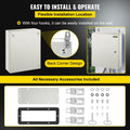 NEMA 4X Steel Enclosure 50x40x15cm IP66 Waterproof Box