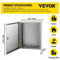 NEMA 4X Steel Enclosure 50x40x15cm IP66 Waterproof Box