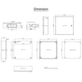 NEMA 4X Steel Enclosure 20x20x6