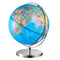 Illuminated World Globe 228mm LED Light Spinning Educational Earth
