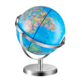 Illuminated World Globe 228mm LED Light Spinning Educational Earth