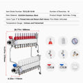 10-Branch Radiant Heat Manifold, 1/2