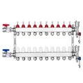10-Branch Radiant Heat Manifold, 1/2