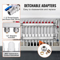 10-Branch PEX Radiant Heat Manifold 1/2