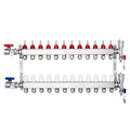 12-Branch Radiant Heat Manifold, 1/2