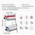 7-Branch Radiant Heat Manifold, 1/2