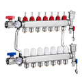7-Branch Radiant Heat Manifold, 1/2