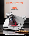 Meat Slicer 180W 250mm Electric Deli Food Slicer Meat Bread
