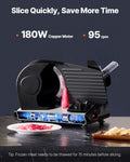 Meat Slicer 180W 190mm Electric Deli Food Cutter Bread Cheese