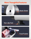 Meat Slicer 180W 190mm Electric Deli Food Cutter Bread Cheese