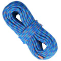 10.2mm Climbing Rope 40m 25KN Blue Steel Snap Hooks Rappelling