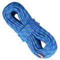 10.2mm Climbing Rope 40m 25KN Blue Steel Snap Hooks Rappelling