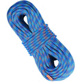 10.2mm Climbing Rope 50M 25KN Blue Steel Snap Hooks Outdoor