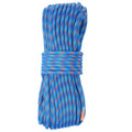 10.2mm Climbing Rope 50M 25KN Blue Steel Snap Hooks Outdoor