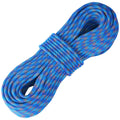 10.2mm Climbing Rope 60m Blue 25KN Breaking Tension Steel Hooks