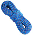 10.2mm Climbing Rope 60m Blue 25KN Breaking Tension Steel Hooks