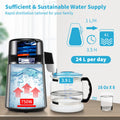 Water Distiller 4L 1L/H Timing Dual-Temp Silver