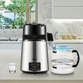 Water Distiller 4L 1L/H Timing Dual-Temp Silver