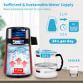 4L Water Distiller 1L/H Timing Dual Temp Red