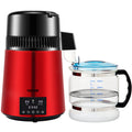 4L Water Distiller 1L/H Timing Dual Temp Red