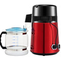 4L Water Distiller 1L/H Timing Dual Temp Red