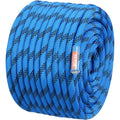 12.7mm Static Climbing Rope 45.7M 30KN Breaking Tension Blue