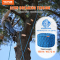 12.7mm Static Climbing Rope 45.7M 30KN Breaking Tension Blue