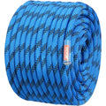 12.7mm Static Climbing Rope 45.7M 30KN Breaking Tension Blue