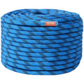 12.7mm Static Climbing Rope 45.7M 30KN Breaking Tension Blue