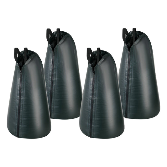 75.7 L Tree Watering Bags, 4 Pack 3-4 Hours Slow Release Gator Bags for Trees, Heavy Duty PE Tree Drip Irrigation Bag with Zipper, Durable & Reusable Deep Root Shrub Watering Bag
