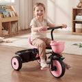 Toddler Tricycle 18m-5y Stroller Parent Push Handle Storage