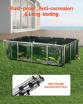 Canvas Fish Pond 1781L Above Ground Koi Tank Black