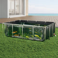 Canvas Fish Pond 1781L Above Ground Koi Tank Black