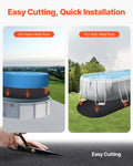 Pool Liner Pad 15x30ft Above Ground Extra-Thick Geotextile