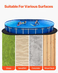 Oval Pool Liner Pad 18x33ft Above Ground Swimming Pool Mat