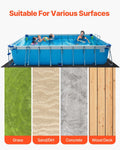 Rectangle Pool Liner Pad 16x32ft Above Ground Geotextile